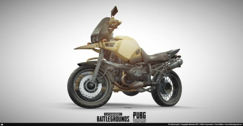 Motorcycle vehicle PUBG