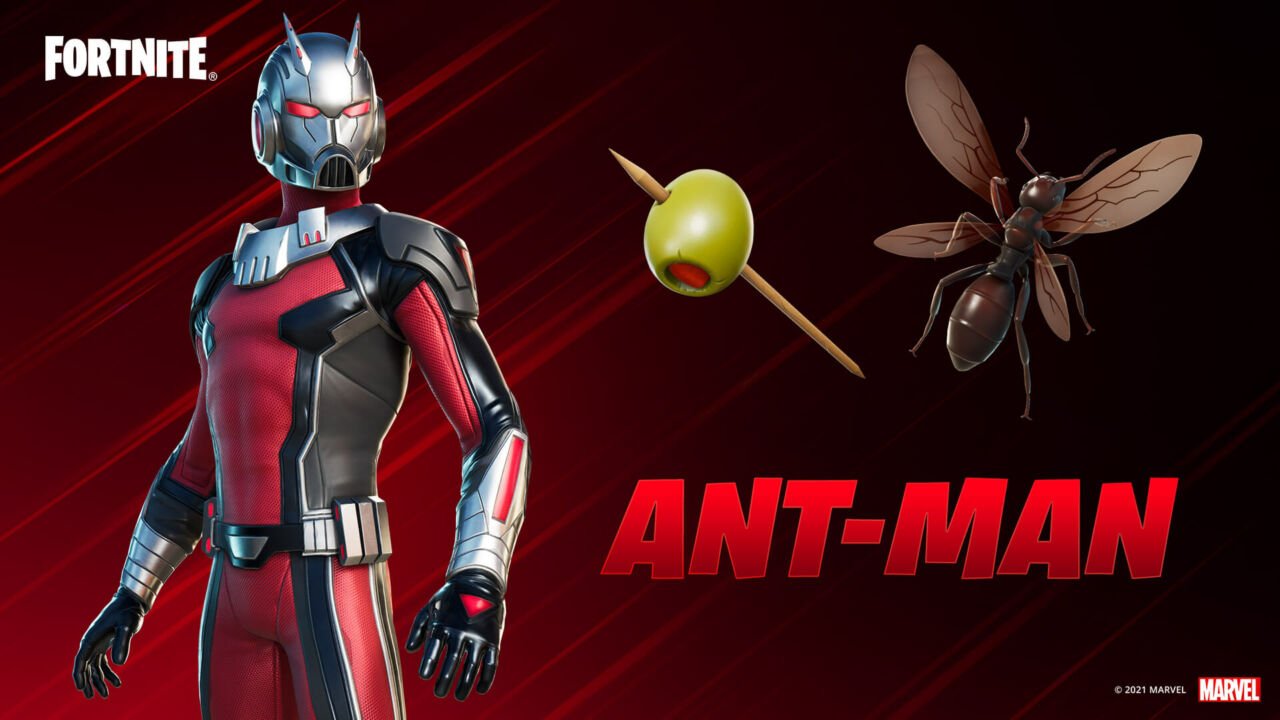 Fortnite Officially Released Ant Man Cosmetics
