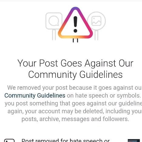 Instagram Warns Thumin Not To Hate Speech 1