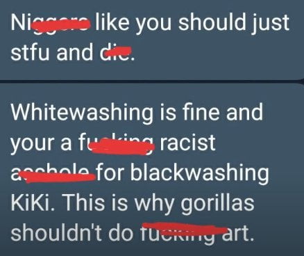 Racist Insults From The Anime Community 3