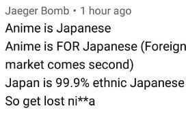 Racist Insults From The Anime Community 5