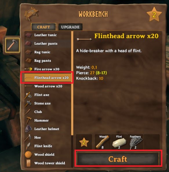 How To Craft Flinthead Arrow In Valheim 4