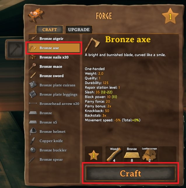 How To Make Bronze Axe In Valheim 3