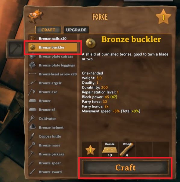 How To Make Bronze Buckler In Valheim 4