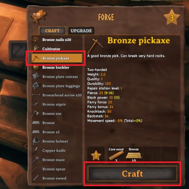 How To Make Bronze Pickaxe In Valheim 4