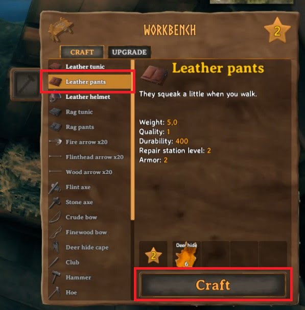 How To Make Leather Pants In Valheim 4