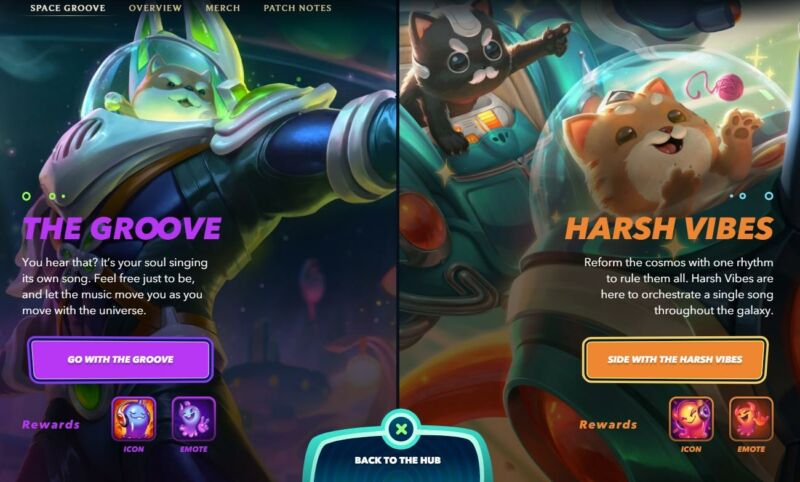 League Of Legends Space Groove 2021 List