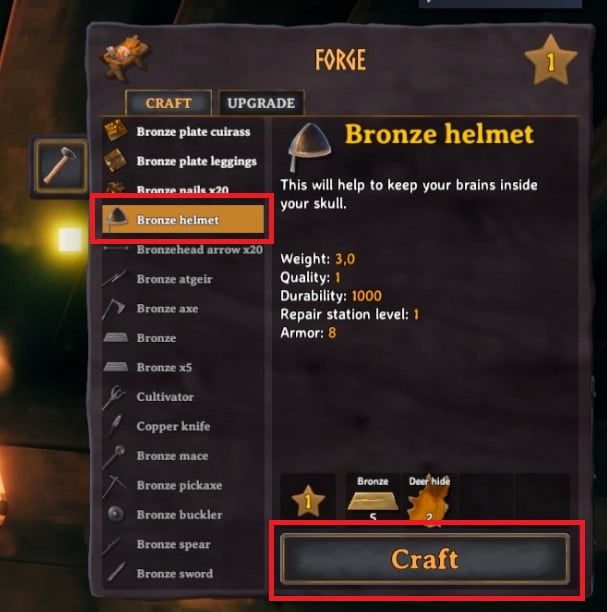 How To Make Bronze Helmet In Valheim 4