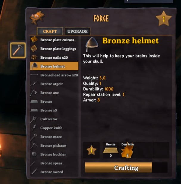 How To Make Bronze Helmet In Valheim 5