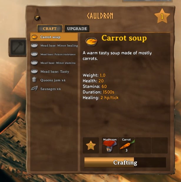 How To Make Carrot Soup In Valheim 5