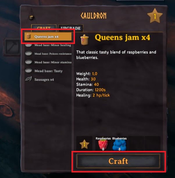How To Make Queen Jam In Valheim 4