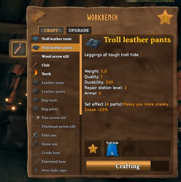 How To Make Troll Leather Pants In Valheim 5