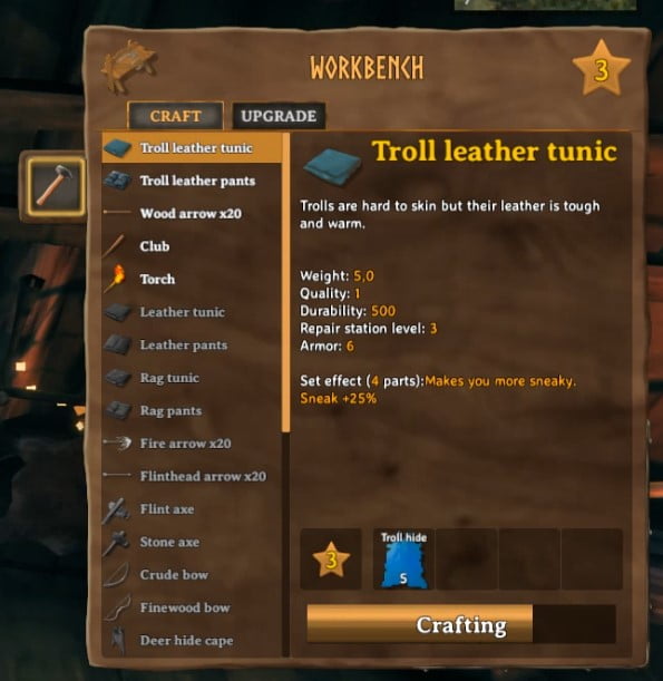 How To Make Troll Leather Tunic In Valheim 5