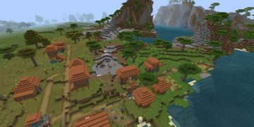 Minecraft Savanna Village Seed Pe Bedrock