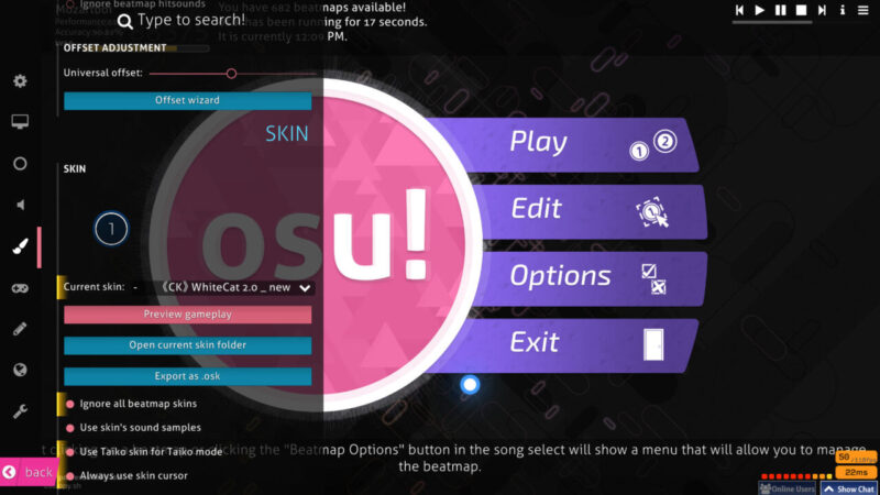 Current Skin In Osu