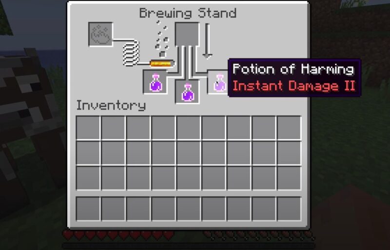 How to Make Potion of Harming (Instant Damage) in Minecraft