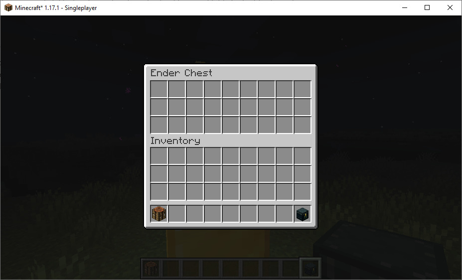 Done Making Ender Chest In Minecraft