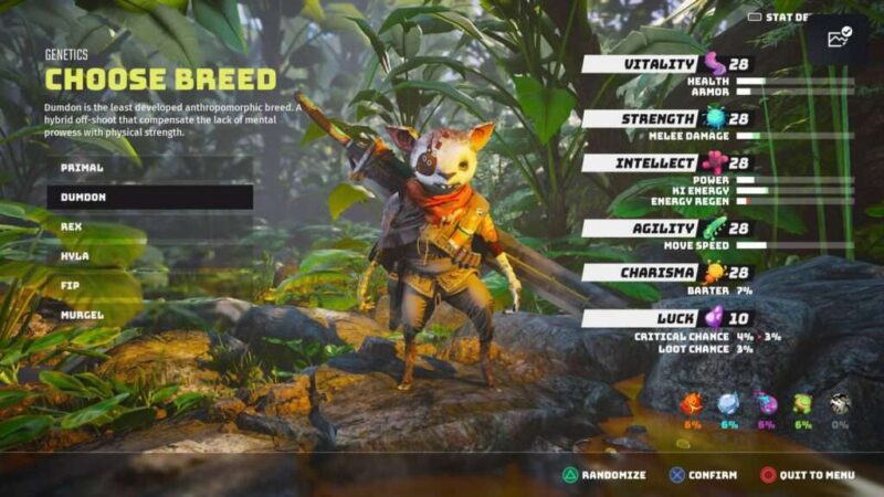 Best Biomutant Breeds, Dumdon Biomutant