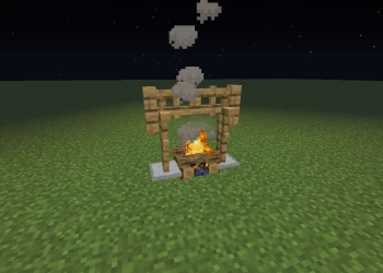 How To Make Campfire In Minecraft