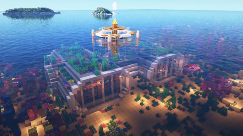 Minecraft Underwater Base Build
