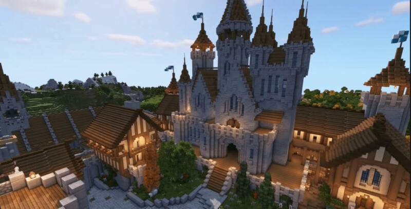 Minecraft Castle Build