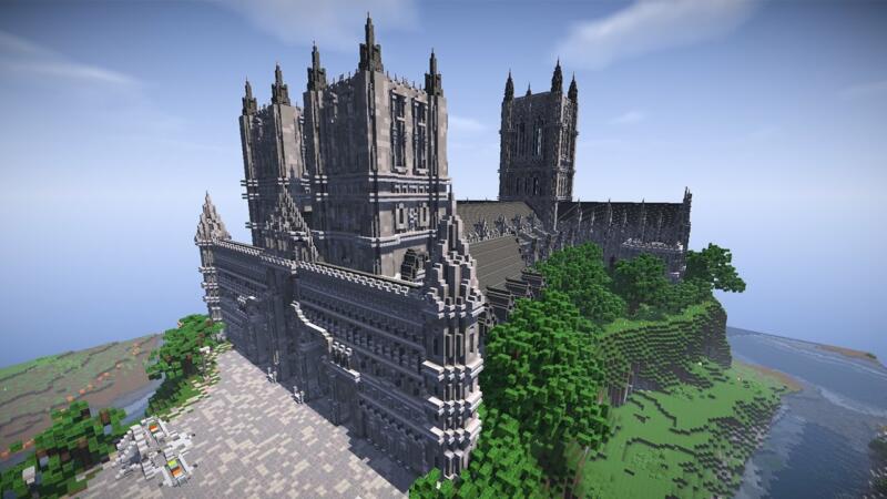 Minecraft Cathedral Build