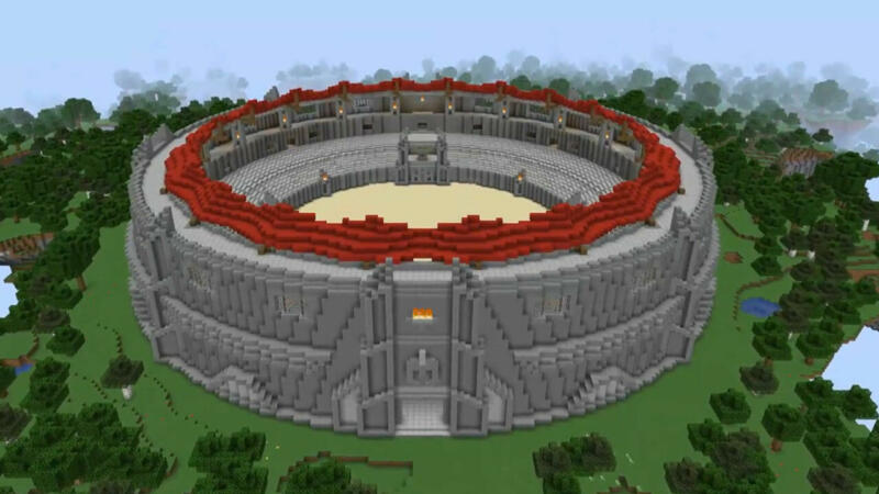 Minecraft Gladiator Arena Build