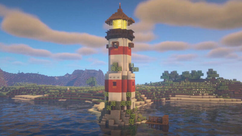 Minecraft Lighthouse Build