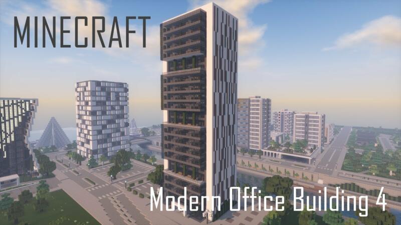 Minecraft Modern Skyscraper Build
