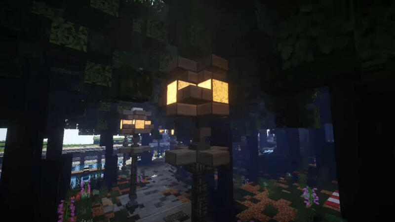 Minecraft Nature Reserve Build
