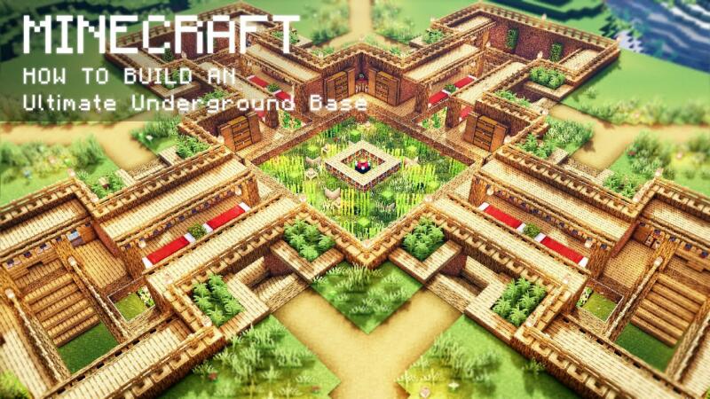 Minecraft Underground Base Build