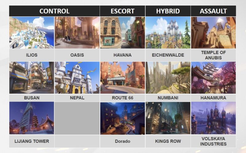 Overwatch 2 Maps