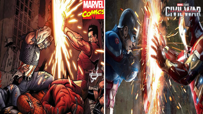 MCU scenes from the comics