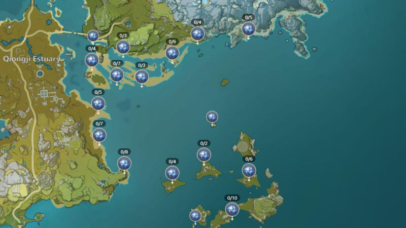 Genshin Impact Starconch Locations