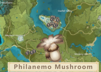 Philanemo Mushroom Locations