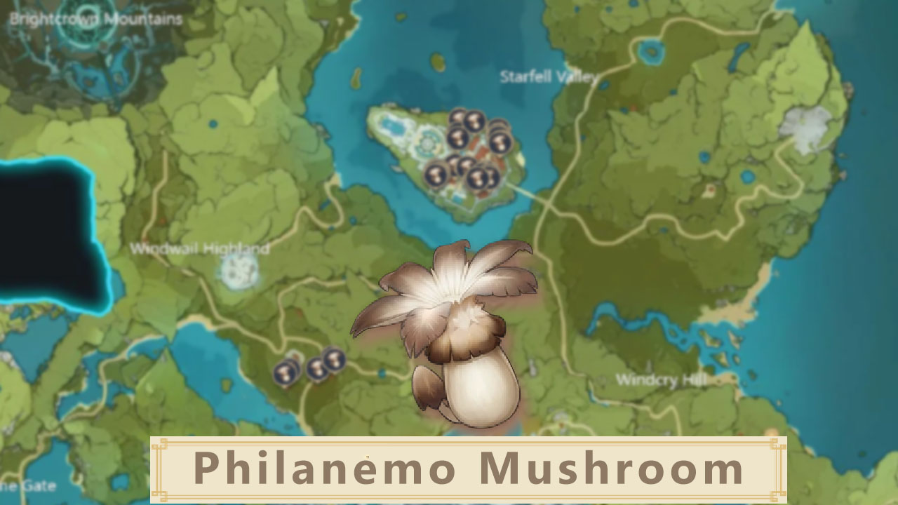 Philanemo Mushroom Locations