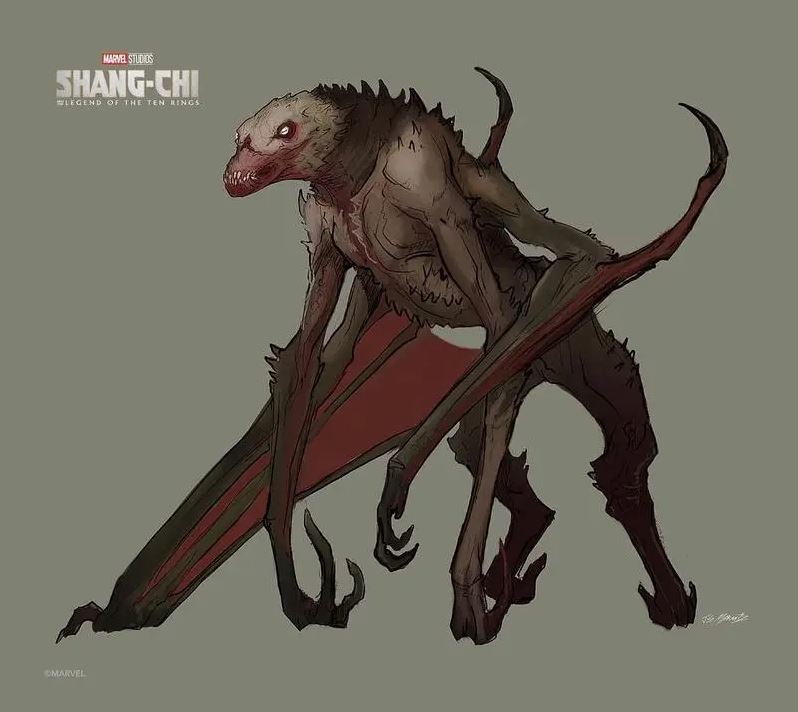 Shang Chi Terrible Monster Concept Art 5