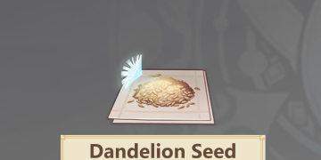 Genshin Impact Dandelion Seeds
