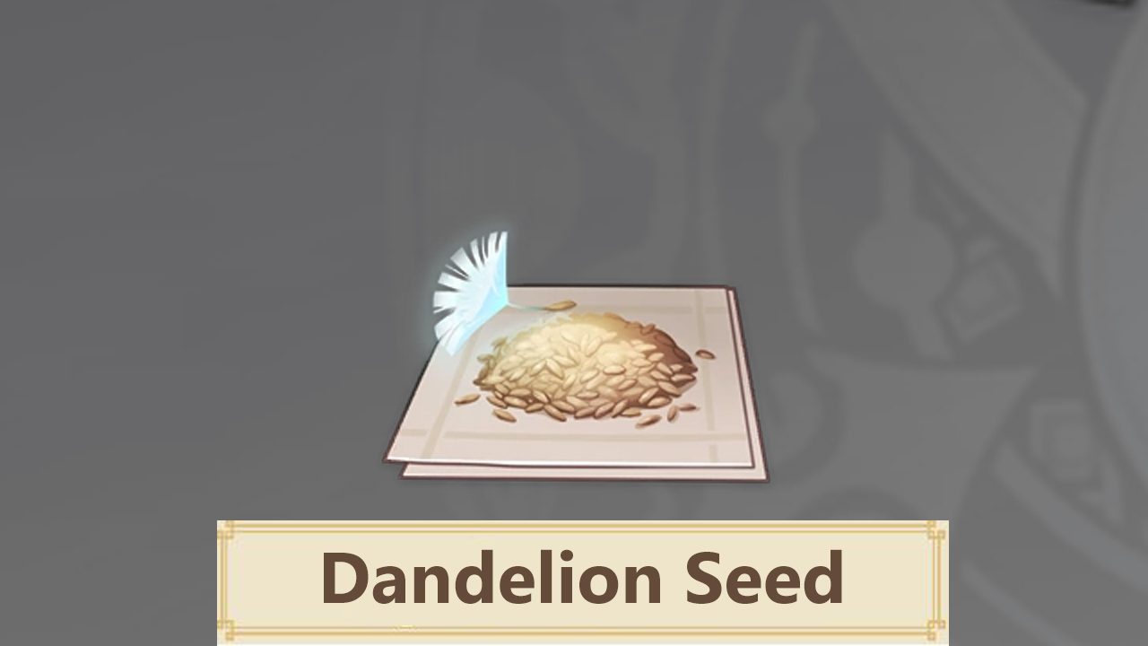 Genshin Impact Dandelion Seeds