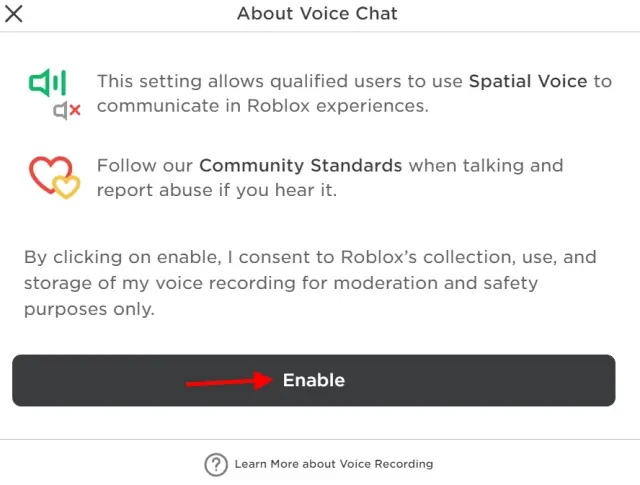 How To Enable And Use Voice Chat On Roblox 4