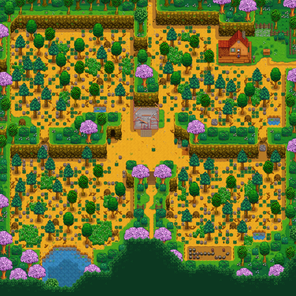 Stardew Valley Every Farm Map, Ranked Four Couners