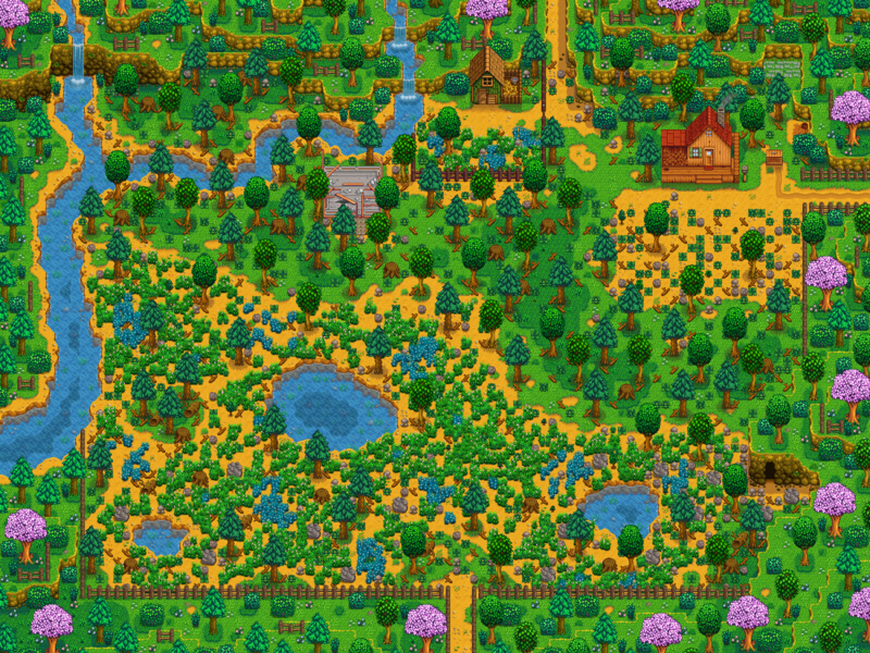 Stardew Valley Every Farm Map, Ranked Meadows