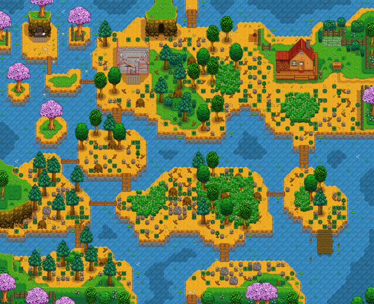 Stardew Valley Every Farm Map, Ranked Riverland