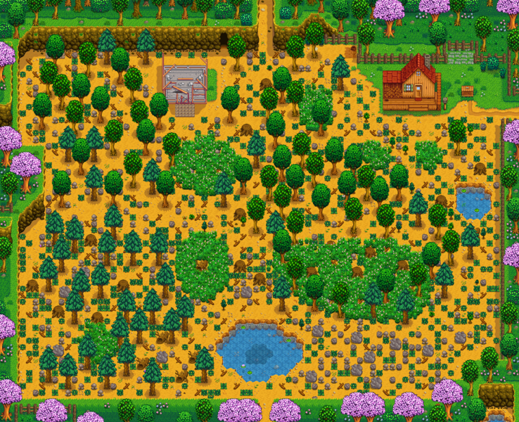 Stardew Valley Every Farm Map, Ranked Standart