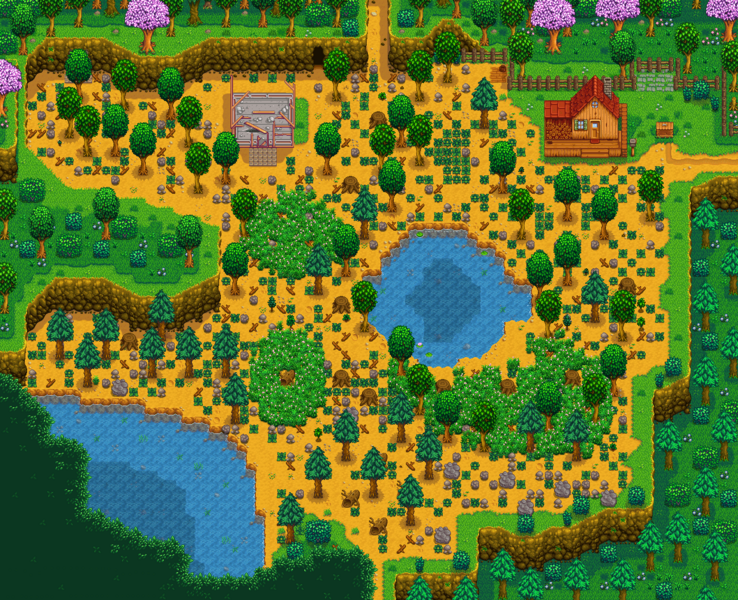 Stardew Valley Every Farm Map, Ranked Wildemest